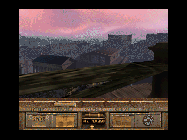 SPQR: The Empire's Darkest Hour (Windows) screenshot: View from the Capitolium