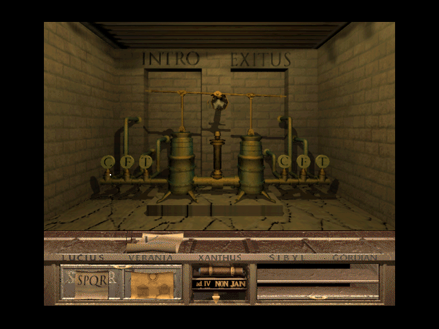 SPQR: The Empire's Darkest Hour (Windows) screenshot: Bath house pump