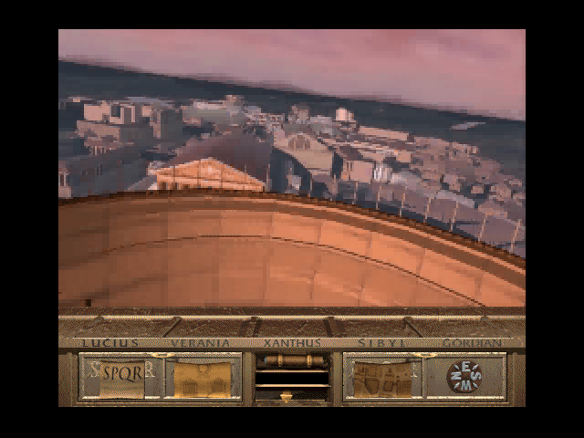 SPQR: The Empire's Darkest Hour (Windows) screenshot: Rome fly-by animation