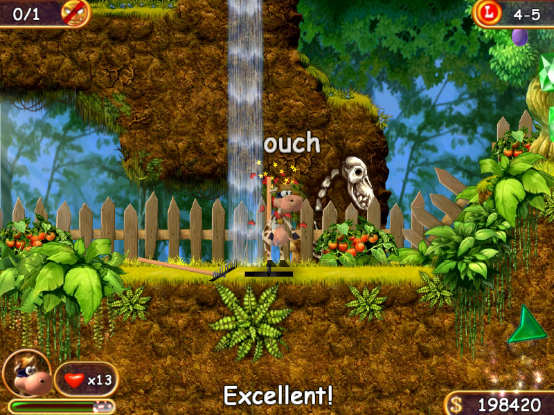 Supercow (Windows) screenshot: Could this be a reference to Rake in Grass games?