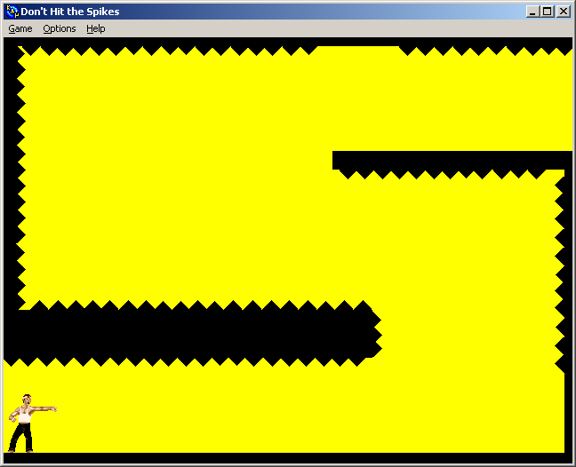 100-in-one Klik & Play Pirate Kart (Windows) screenshot: Don't Hit the Spikes! screen 2