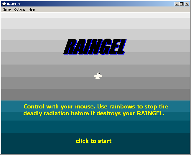 100-in-one Klik & Play Pirate Kart (Windows) screenshot: RAINGEL title screen