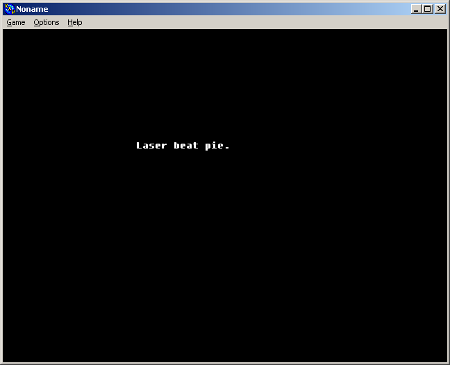 100-in-one Klik & Play Pirate Kart (Windows) screenshot: Pie Boy: game over!