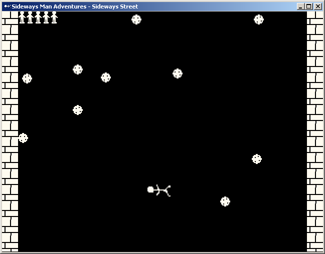 100-in-one Klik & Play Pirate Kart (Windows) screenshot: Sideways Man Adventures gameplay