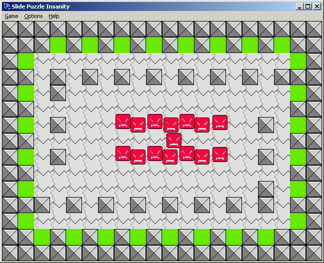 100-in-one Klik & Play Pirate Kart (Windows) screenshot: Slide Puzzle Insanity level 5