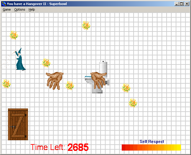 100-in-one Klik & Play Pirate Kart (Windows) screenshot: You Have A Hangover 2 - Superbowl gameplay