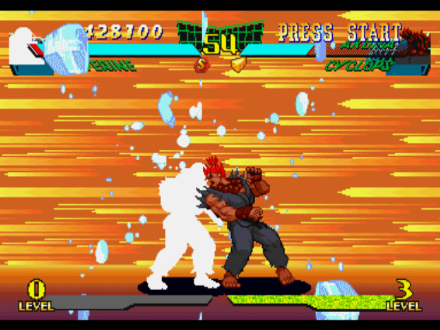 Screenshot of Street Fighter Collection (PlayStation, 1997) - MobyGames