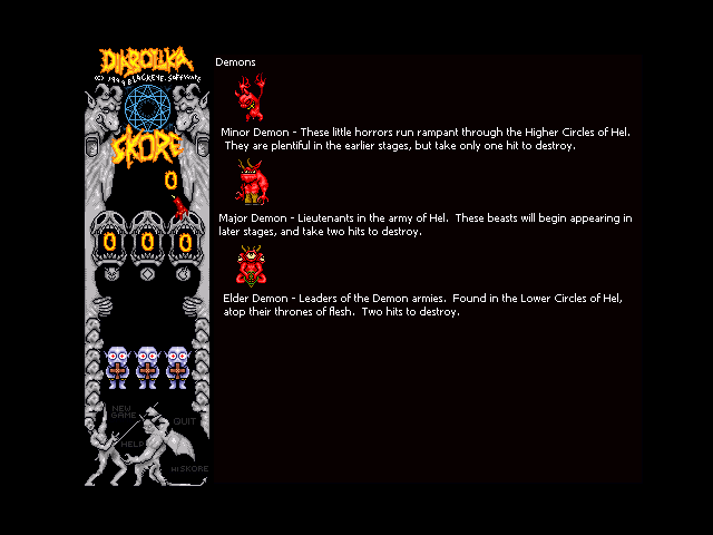 Diabolika (Windows) screenshot: Your targets