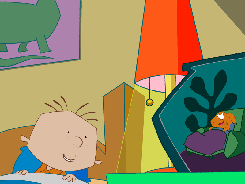 Playhouse Disney's Stanley: Wild for Sharks! (Windows) screenshot: Turn out the light, Stanley!