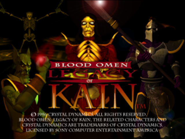Blood Omen: Legacy of Kain (PlayStation) screenshot: Title screen