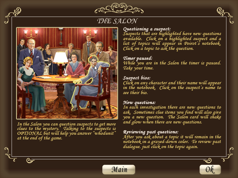 Agatha Christie: Death on the Nile (Windows) screenshot: The usual suspects.