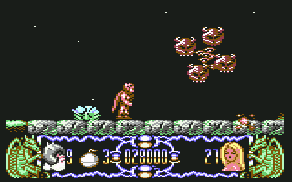 Deliverance: Stormlord II (Commodore 64) screenshot: Boss