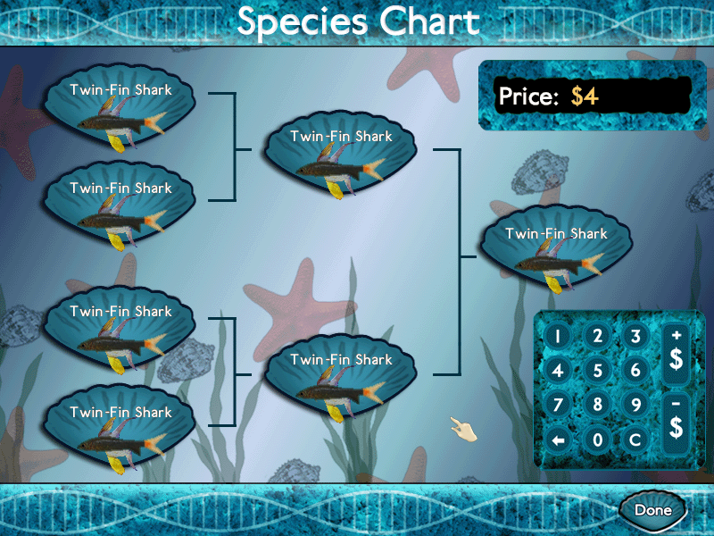 Fish Tycoon (Windows) screenshot: A pure-breed