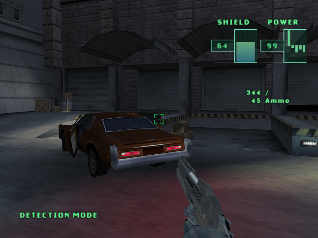RoboCop (Windows) screenshot: This is where they've been keeping the stolen cars.