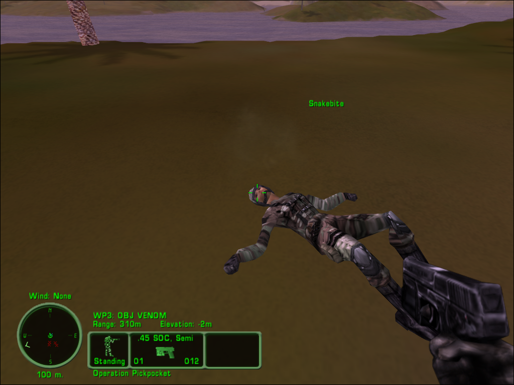 Delta Force: Land Warrior (Windows) screenshot: A dead team-mate