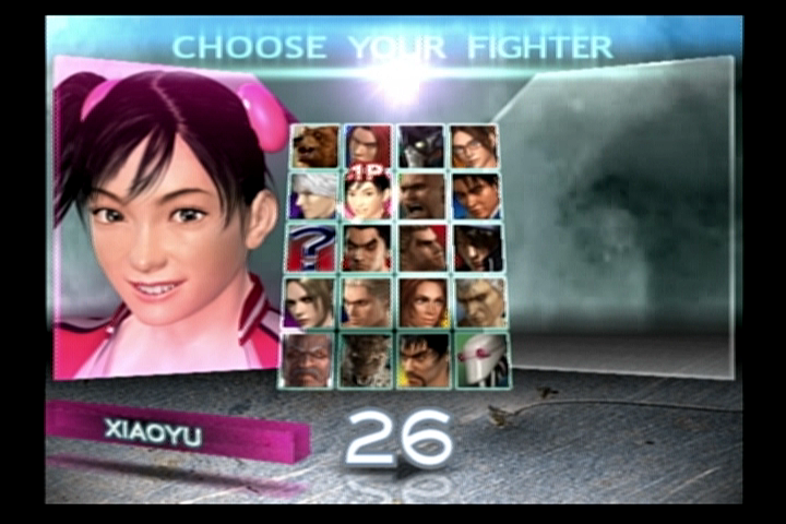 Tekken 4 (PlayStation 2) screenshot: Choose your fighter.