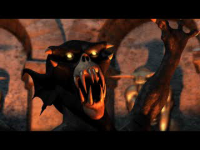 Ninja: Shadow of Darkness (PlayStation) screenshot: Demon