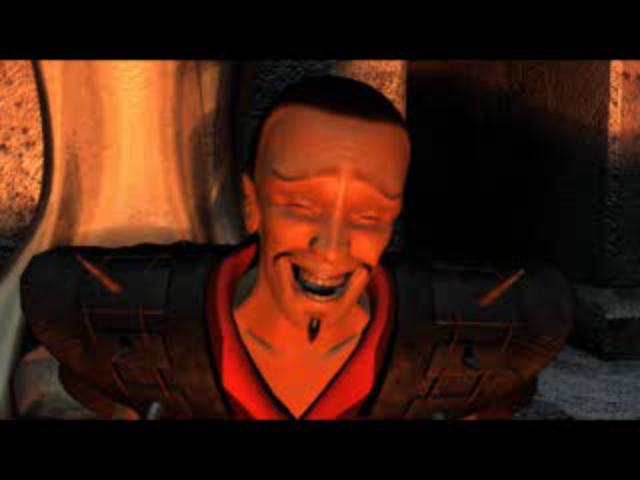 Ninja: Shadow of Darkness (PlayStation) screenshot: Mad summoner
