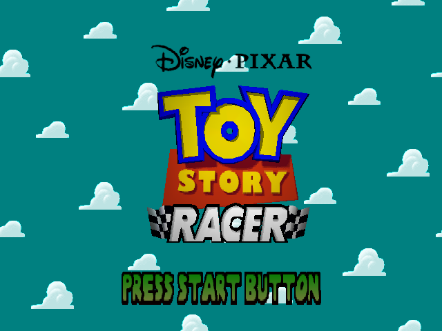 Disney•Pixar Toy Story Racer (PlayStation) screenshot: Title screen