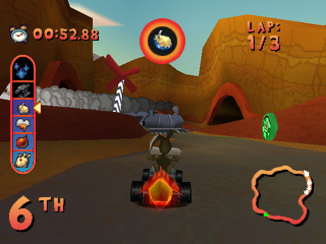 Screenshot of Looney Tunes Racing (PlayStation, 2000) - MobyGames