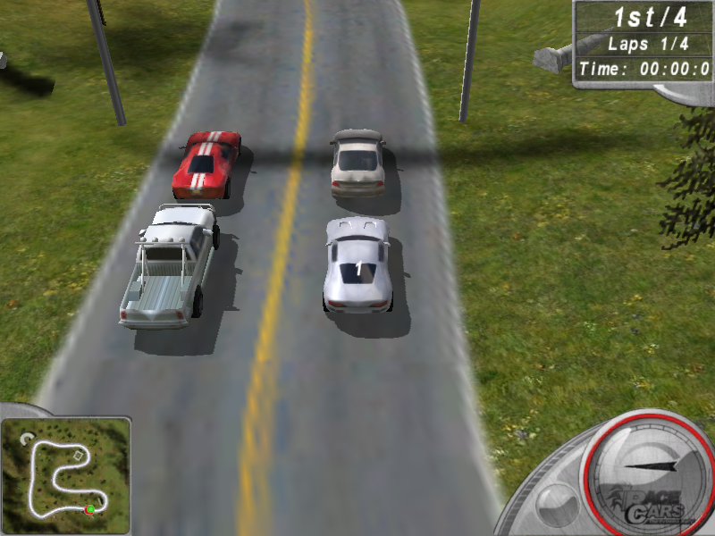 Race Cars: The Extreme Rally (Windows) screenshot: Start of a race.