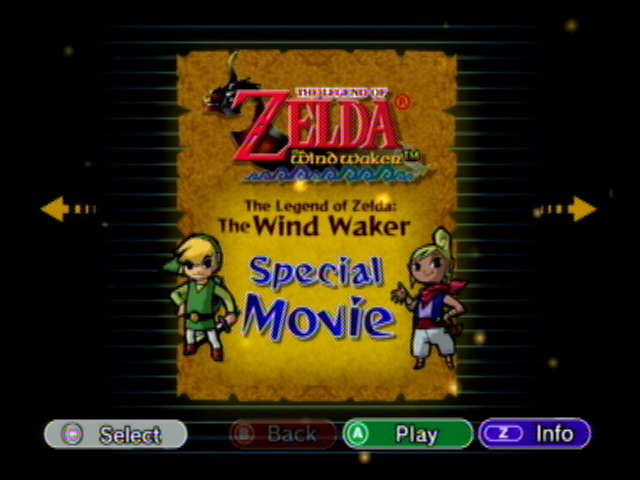 The Legend of Zelda: Collector's Edition (GameCube) screenshot: Wind Waker Special Movie