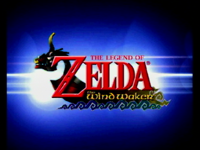 The Legend of Zelda: Collector's Edition (GameCube) screenshot: Wind Waker Special Video: Logo opening
