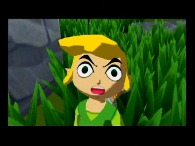 The Legend of Zelda: Collector's Edition (GameCube) screenshot: Wind Waker Special Video: Look out link!