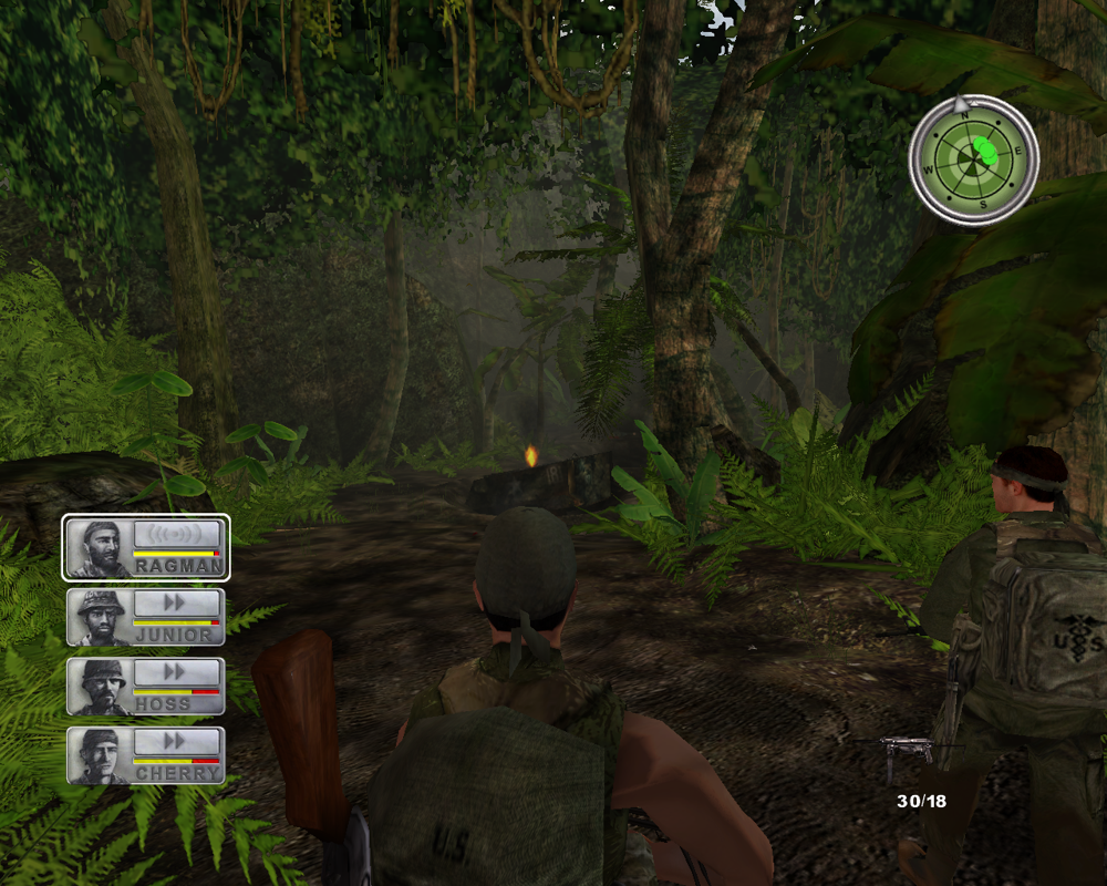 Conflict: Vietnam (Windows) screenshot: Ragman takes over in the jungle.