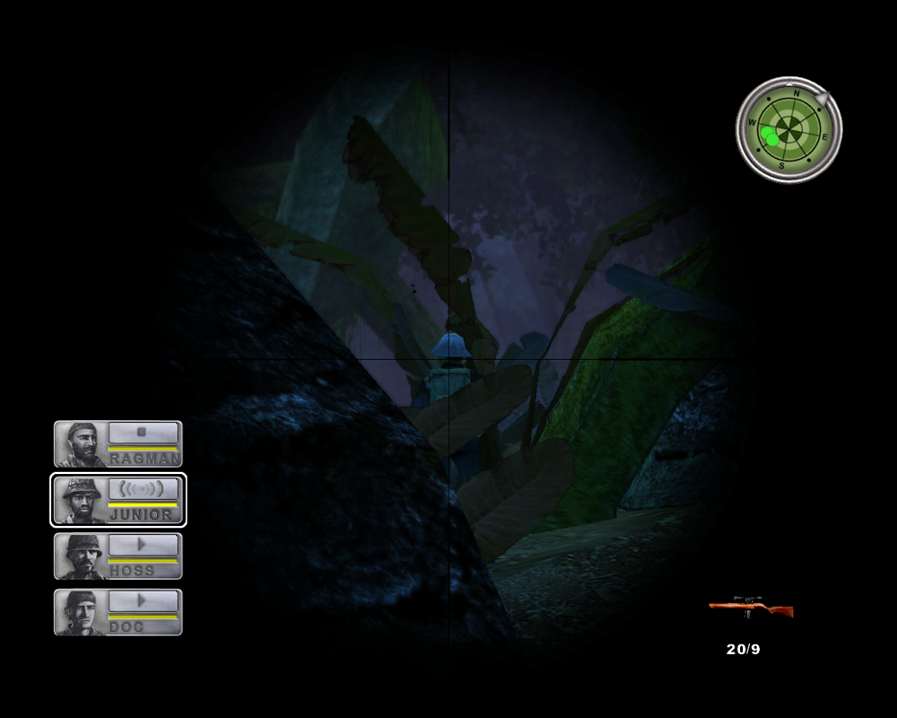 Conflict: Vietnam (Windows) screenshot: Junior getting ready to snipe.