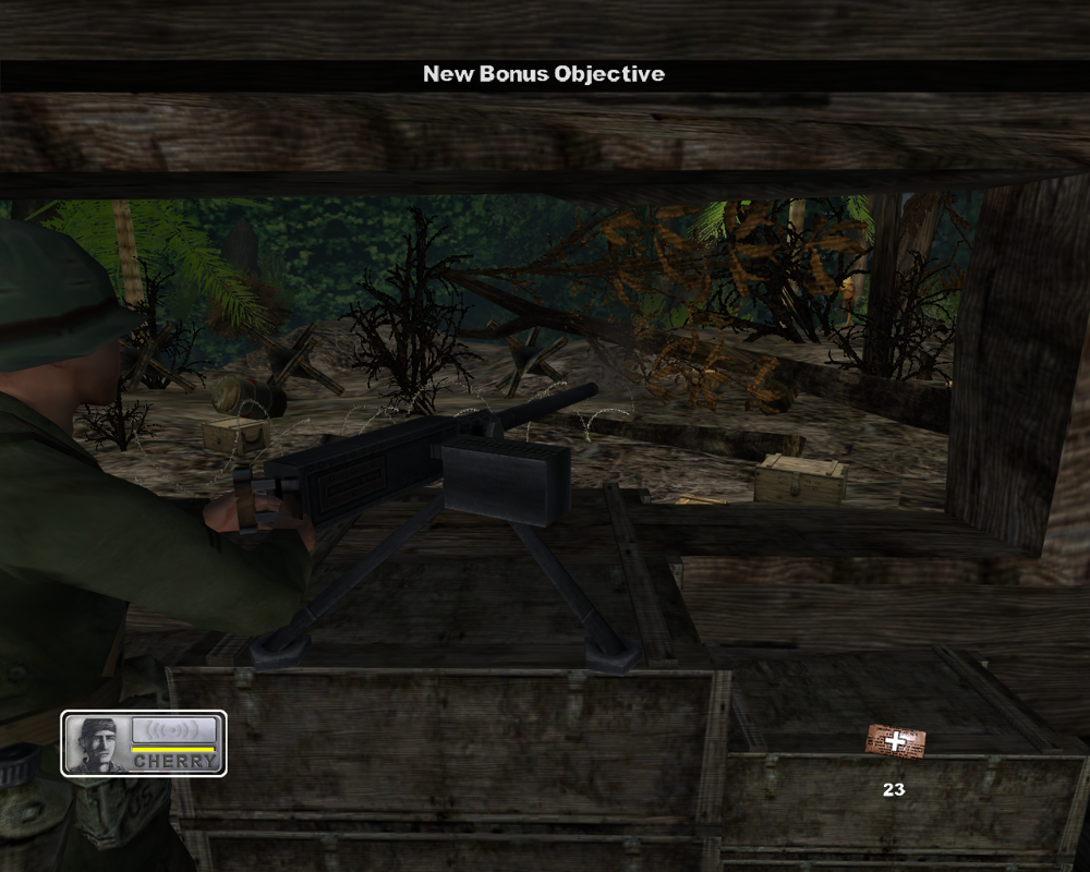 Conflict: Vietnam (Windows) screenshot: While in ghost town don't be surprised if an attack suddenly occurs.