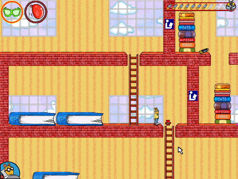 Arthur's Pet Chase (Windows) screenshot: ...looks pretty calm now, but later -