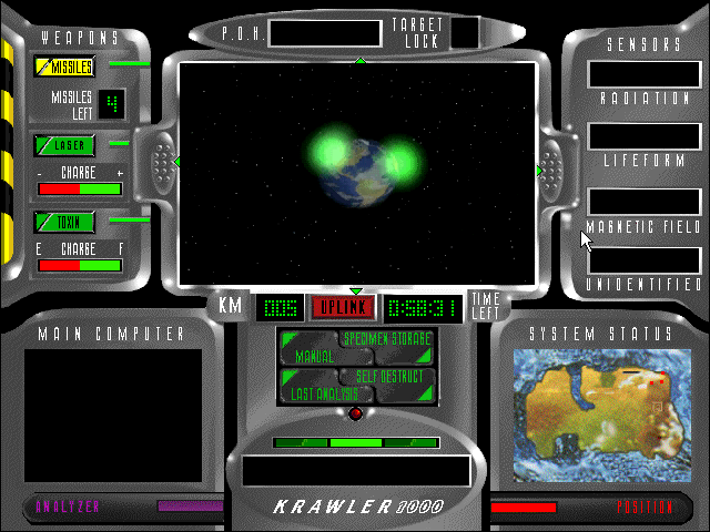 Maabus (Windows 3.x) screenshot: End of the world