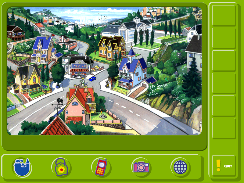 LEGO Friends (Windows) screenshot: The band's neighborhood