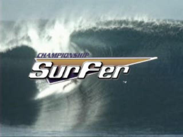 Championship Surfer (PlayStation) screenshot: Title screen