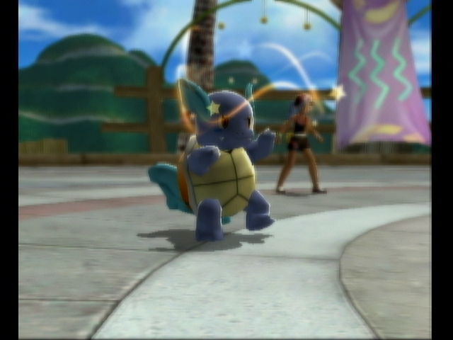 Pokémon Battle Revolution (Wii) screenshot: A confused pokémon