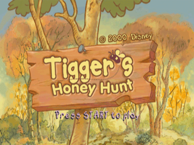 Tigger's Honey Hunt (PlayStation) screenshot: Title screen