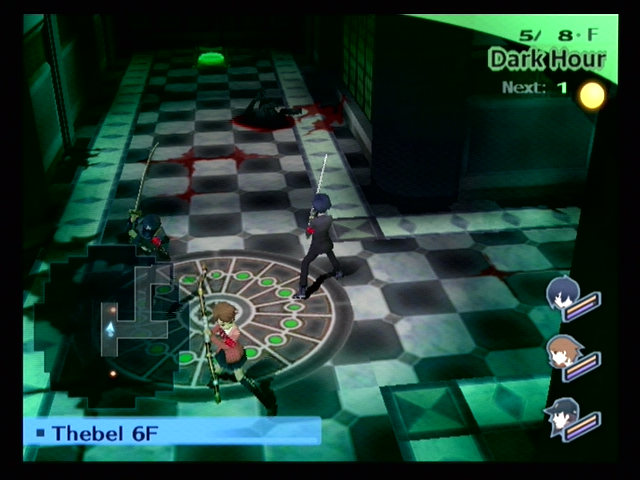 Shin Megami Tensei: Persona 3 (PlayStation 2) screenshot: Watch out for shadows when exploring