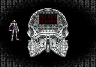 Alien Storm (Genesis) screenshot: Select Player
