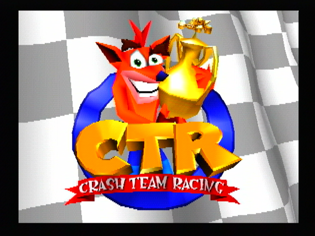 CTR: Crash Team Racing (PlayStation) screenshot: Title screen