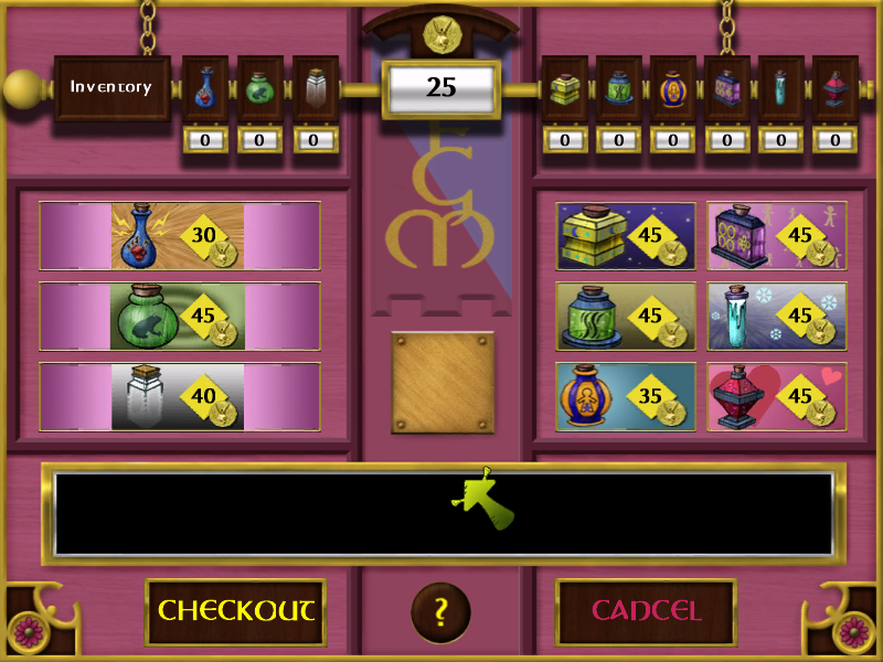 Shrek 2 (Windows) screenshot: The potion vending machine