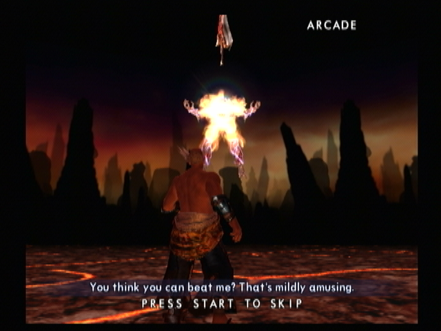 SoulCalibur II (PlayStation 2) screenshot: Inferno