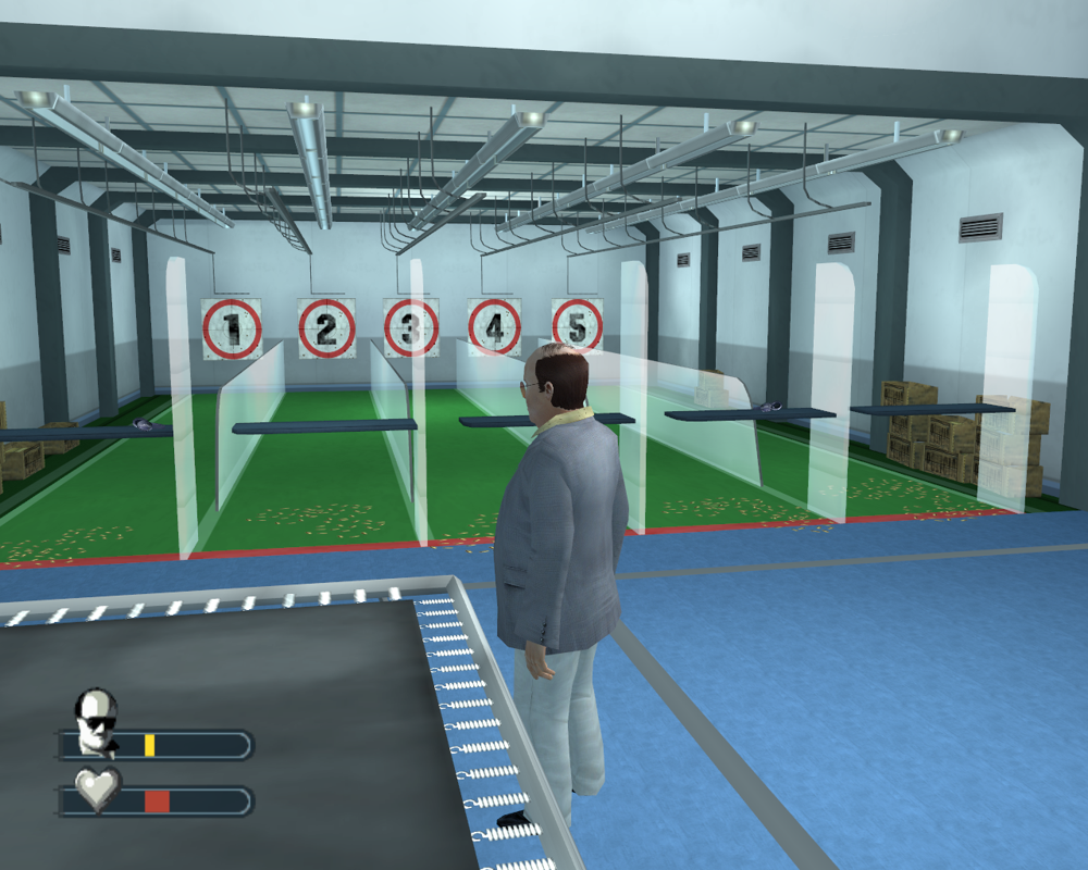 Torrente 3: The Protector (Windows) screenshot: At the shooting range