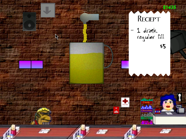 Ore no Ryomi (Windows) screenshot: How 'bout some beer?