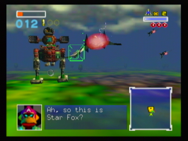 Screenshot of Star Fox 64 (Wii, 1997) - MobyGames