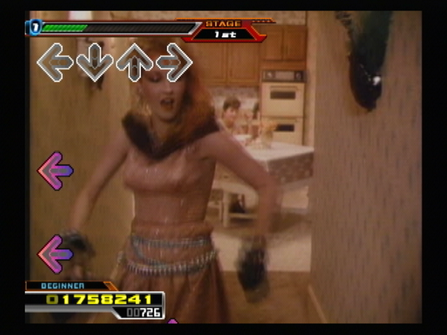 Dance Dance Revolution: SuperNOVA (PlayStation 2) screenshot: "Girls Just Want to Have Fun"