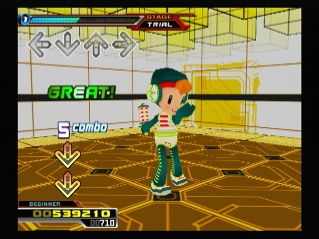 Dance Dance Revolution: SuperNOVA (PlayStation 2) screenshot: Dancing.