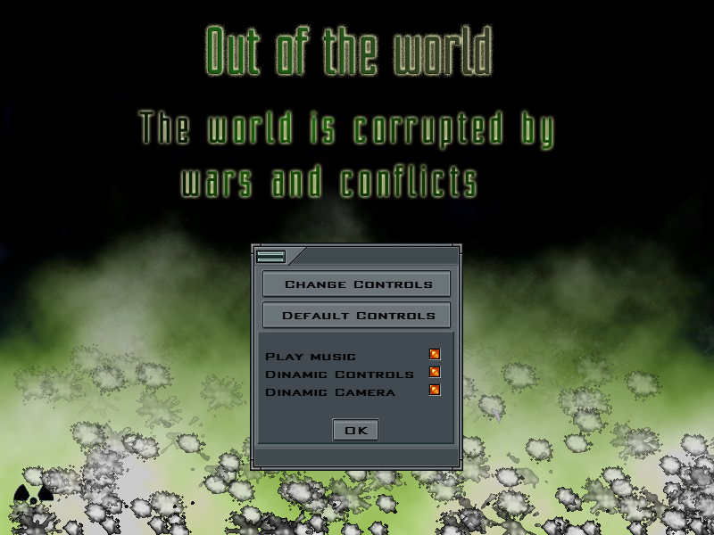 Out of the World (Windows) screenshot: Options