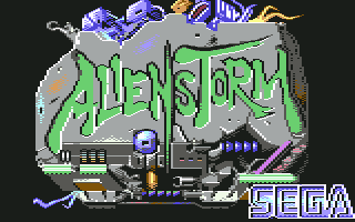 Alien Storm (Commodore 64) screenshot: Title