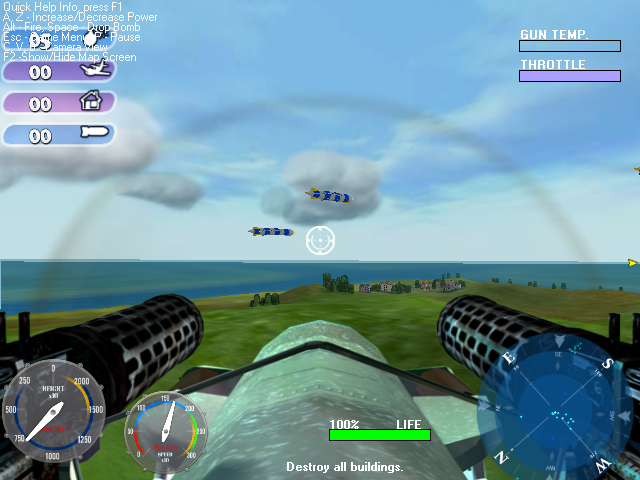 Sky Aces (Windows) screenshot: Zeppelins!